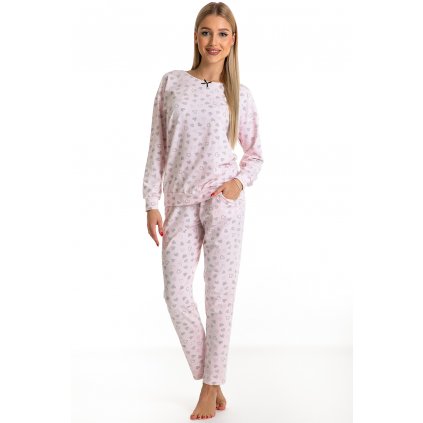 Dámské pyžamo Piu Bella PDD-41 (Velikost 36, Barva Růžová)