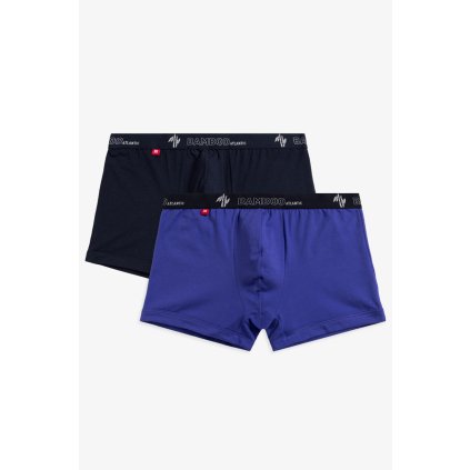 Boxerky Atlantic 2MH-1187 2 pcs (Velikost 2XL, Barva Modrá - tmavě)