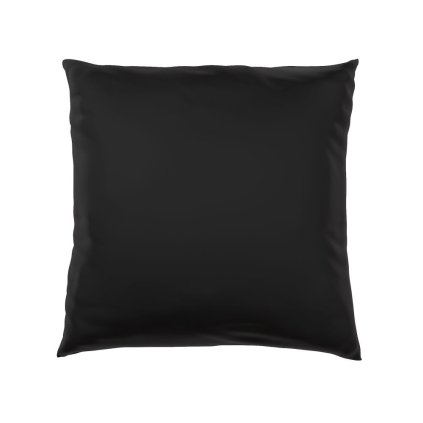 Povlak na polštář saténový LUXURY COLLECTION černý (Varianta 50x70cm)
