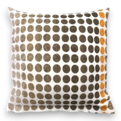 Povlak na polštář hladká bavlna VENTO hnědé (Varianta 50x70cm)