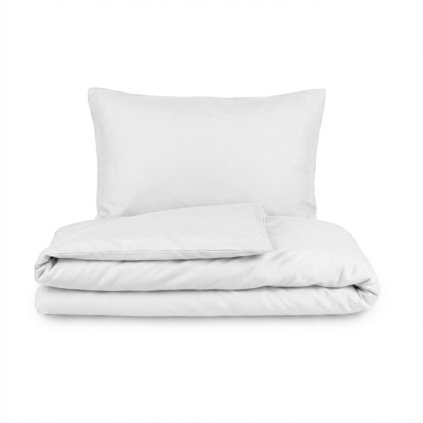 Bavlněné povlečení bílé (Varianta 1+1, 140x200, 70x90cm)
