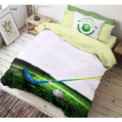 3D povlečení Golf (Varianta 1+1, 140x200, 70x90cm)