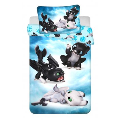 Disney povlečení do postýlky Jak vycvičit draka Babies baby (Varianta Povlečení do postýlky Jak vycvičit draka Babies baby 100x135, 40x60 cm)