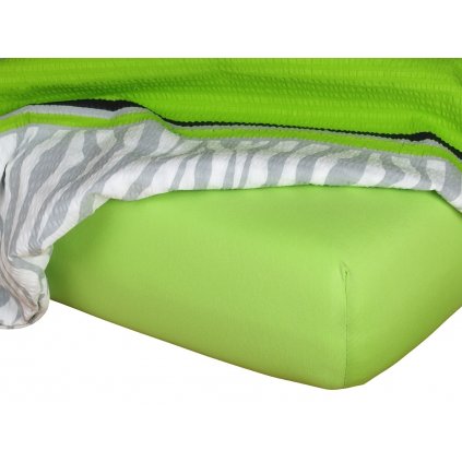 Jersey prostěradlo kiwi C