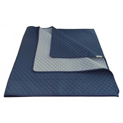 Přehoz Ultra 51R-66-390 světle šedá/tmavě modrá (Varianta Přehoz Ultra 51R-66-390 světle šedá/tmavě modrá 135x245 cm)