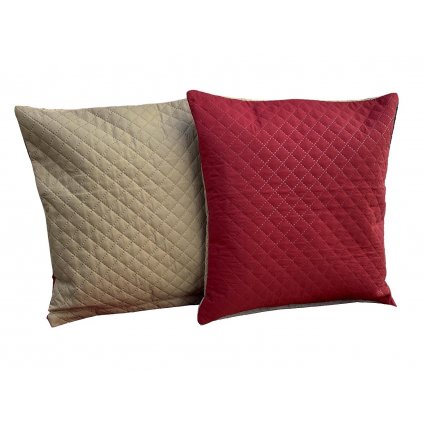 Povlak na polštář Ultra 51R-06-95 oříšek/vínová (Varianta Povlak na polštář Ultra 51R-06-95 oříšek/vínová 40x40 cm)