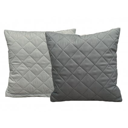 Povlak Ultra 52R-66-611 tmavě šedá/světle šedá (Varianta Povlak Ultra 52R-66-611 tmavě šedá/světle šedá 40x50 cm)