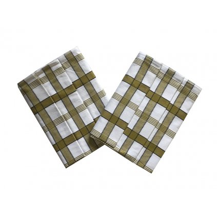 Utěrka Extra savá Káro khaki 3 ks (Varianta Utěrka Extra savá 50x70 cm Káro khaki 3 ks)