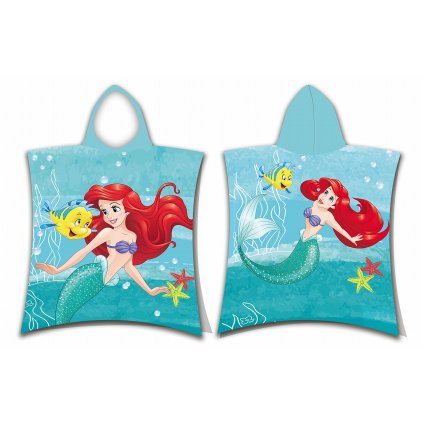 Plážová osuška pončo Ariel Friends