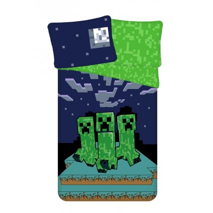 Povlečení bavlna Minecraft Sssleep Tight (Varianta Povlečení bavlna Minecraft Sssleep Tight 140x200, 70x90 cm)