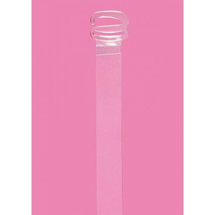 Silikonová ramínka RT-08 14mm plasový háček (Barva Transparentní)