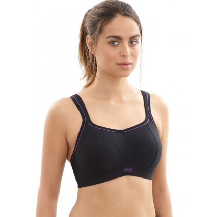 Sportovní podprsenka Panache 7341 (Velikost 65F, Barva Černá)