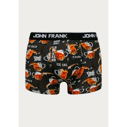 Pánské boxerky John Frank JFBD289 (Velikost S, Barva Šedá)