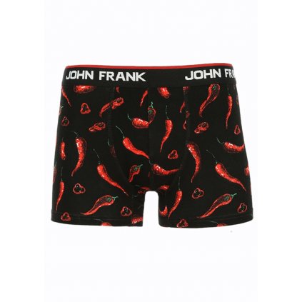 Boxerky JOHN FRANK JFBD318 (Velikost L, Barva Černá)