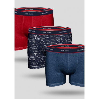 Boxerky JOHN FRANK JF3BFG03 3Pack