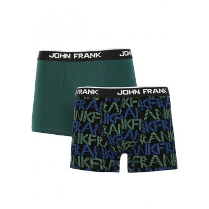 Boxerky JOHN FRANK JF2BTORA01 2Pack (Velikost L, Barva Vícebarevná)