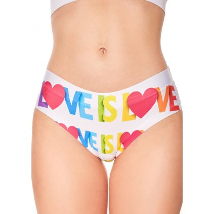 Dámské kalhotky MEMÉME LOVE/22 PEACEFUL (Velikost L, Barva Vícebarevná)