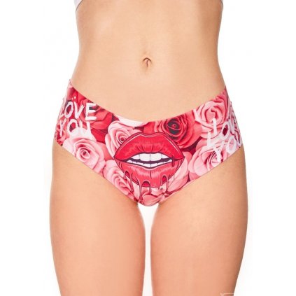 Dámské kalhotky Meméme LOVE PASSION (Velikost L, Barva Růžová - světle)