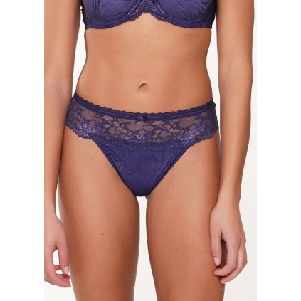 Dámské tanga LingaDore 1400T (Velikost S, Barva Modrá)