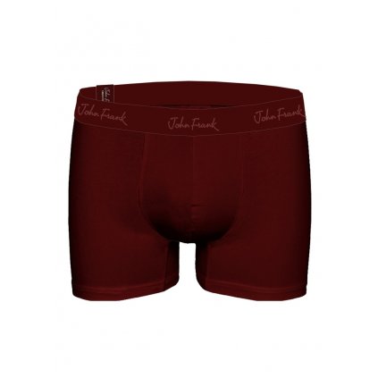 Boxerky JOHN FRANK JFBMOD10 (Velikost L, Barva Bordó)