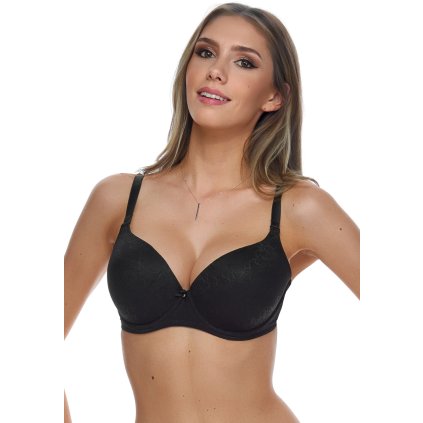 Dámská PUSH-UP podprsenka Fantasy 1771 (Velikost 70B, Barva Černá)