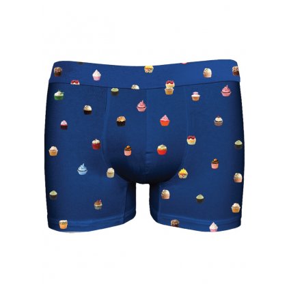 Boxerky JOHN FRANK JFBDWPMOD501 (Velikost L, Barva Modrá - tmavě)
