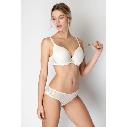 Krajková podprsenka BeautyBra z kolekce Dream Catcher Timo 042763 (Velikost 80B, Barva Smetanová)
