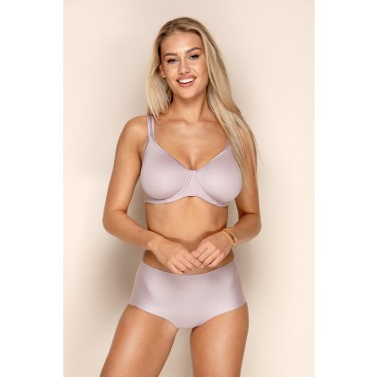 Nevyztužená bezešvá podprsenka s kosticí Lavender Timo 051822