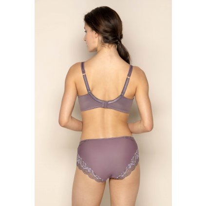Krajkové středně vysoké kalhotky Mauve Timo 112838 (Velikost S, Barva Fialová)
