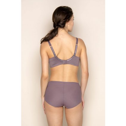 Vysoké kalhotky s krajkou Mauve Timo 121838 (Velikost S, Barva Fialová)