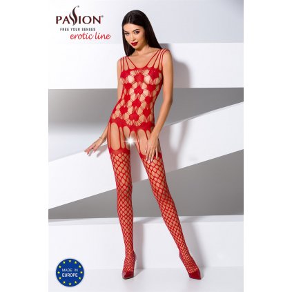 Passion BS067 red - Bodystocking