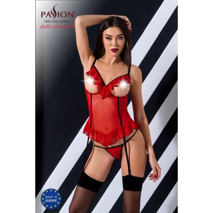 Korzet Passion Cherry Corset red