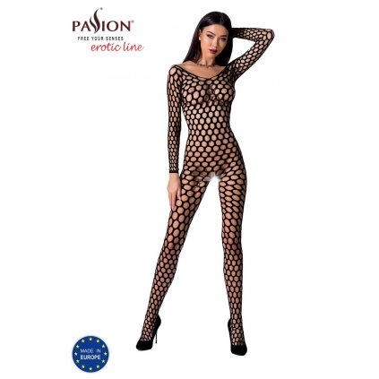 Passion BS077 black - Bodystocking
