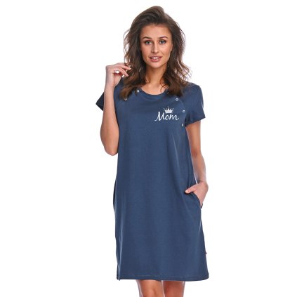 pol pl Dn nightwear TCB 9992 Nocna koszula deep blue 20312 1