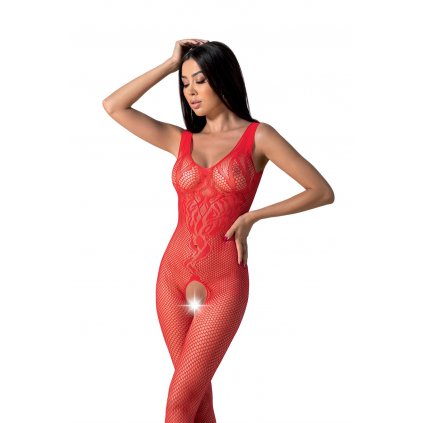 Passion BS098 red - Bodystocking