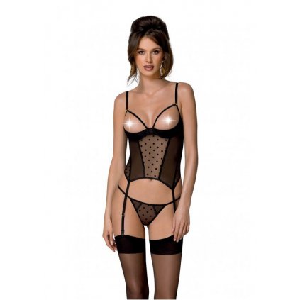 Korzet Passion Marina Corset Black