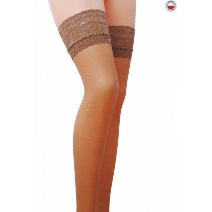 Passion ST003 Beige - Punčochy béžové