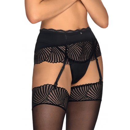 Podvázkový pás Obsessive Klarita garter belt - výprodej