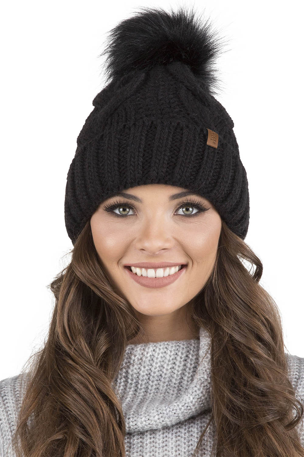 Dámská čepice Vivisence 7014 Barva: Černá, Velikost: UNI