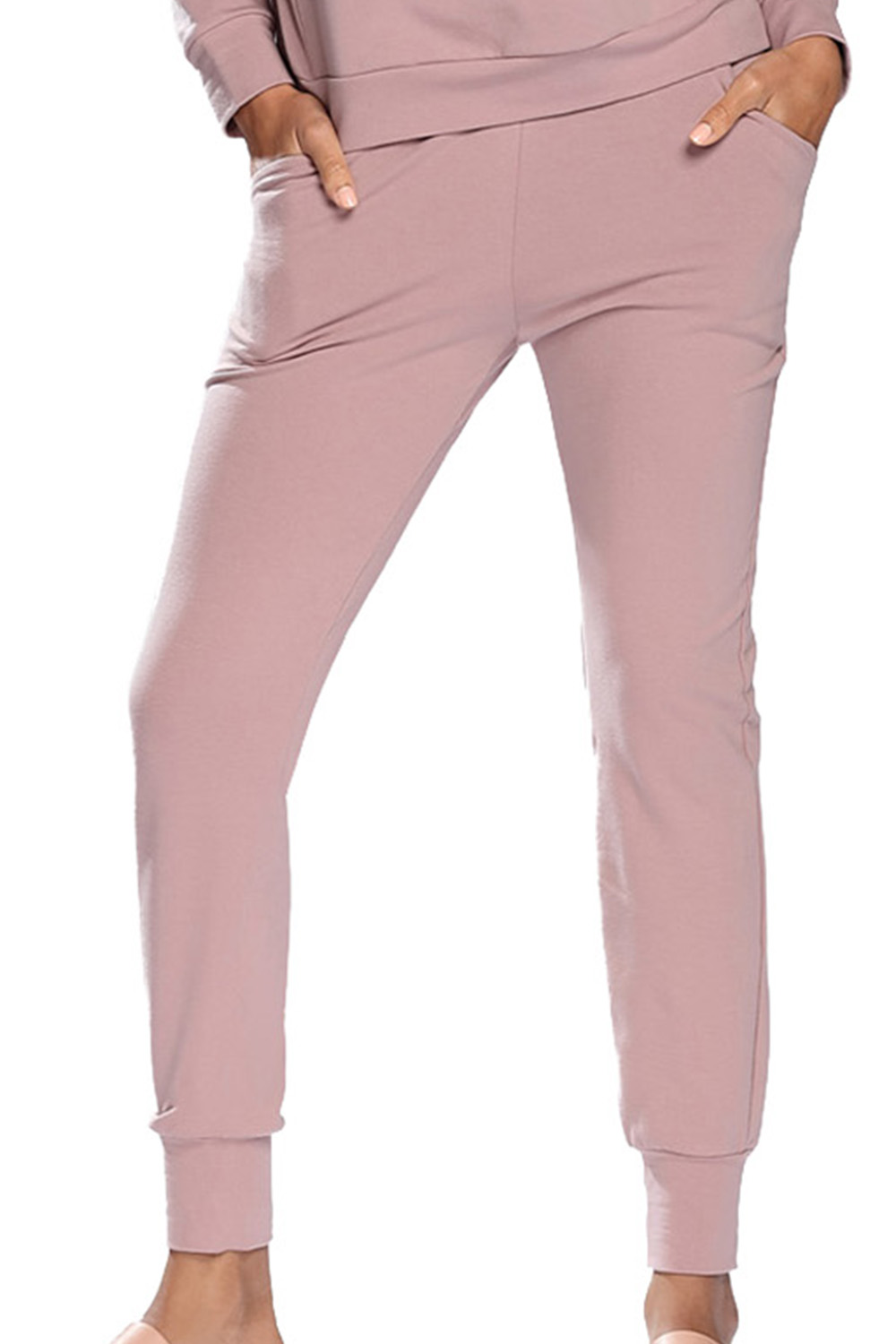 Dámské tepláky Dkaren Seattle Barva: Růžová, Velikost: 2XL