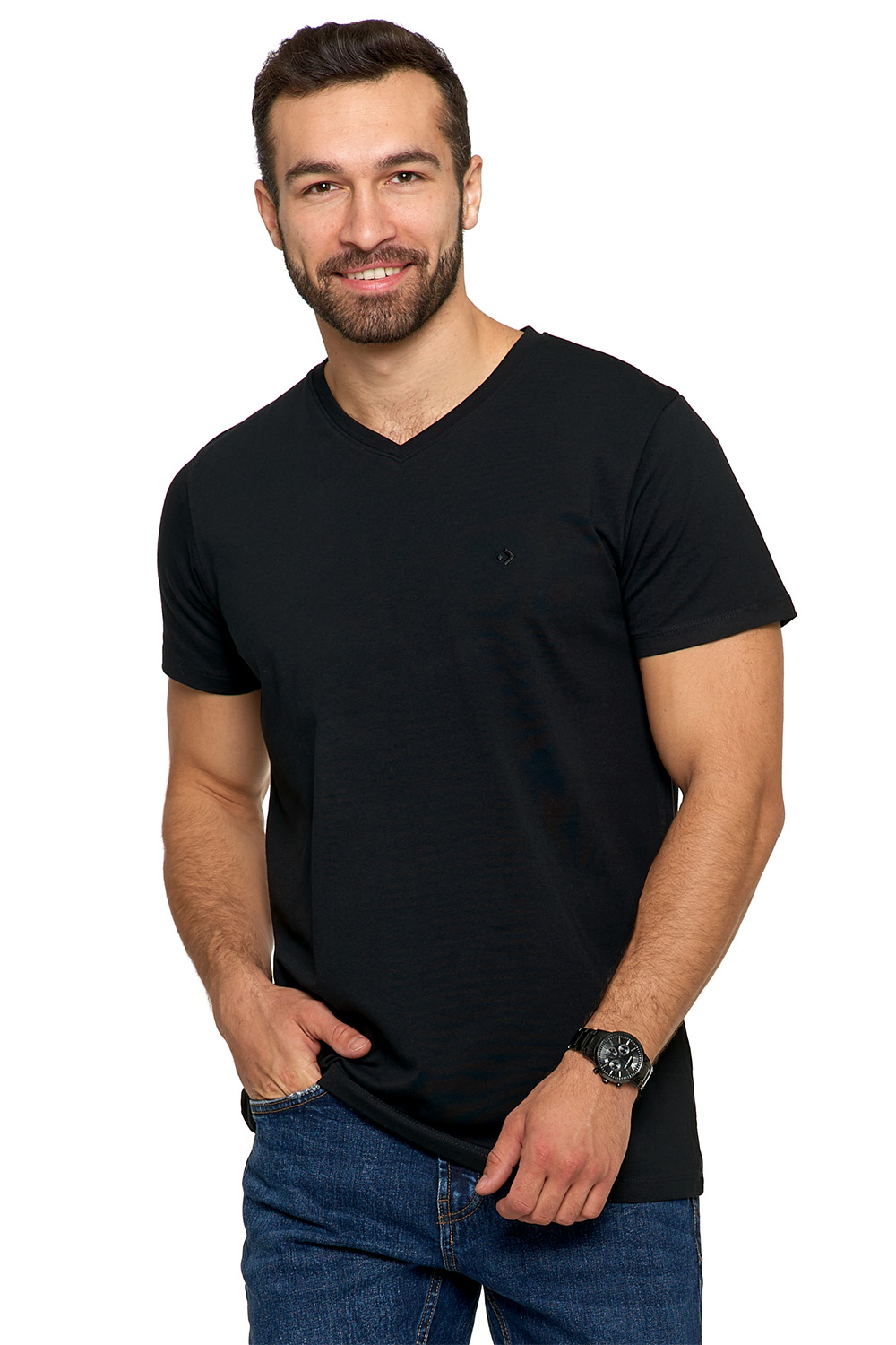 Pánské tričko Moraj OTS1500-004 Barva: Černá, Velikost: L