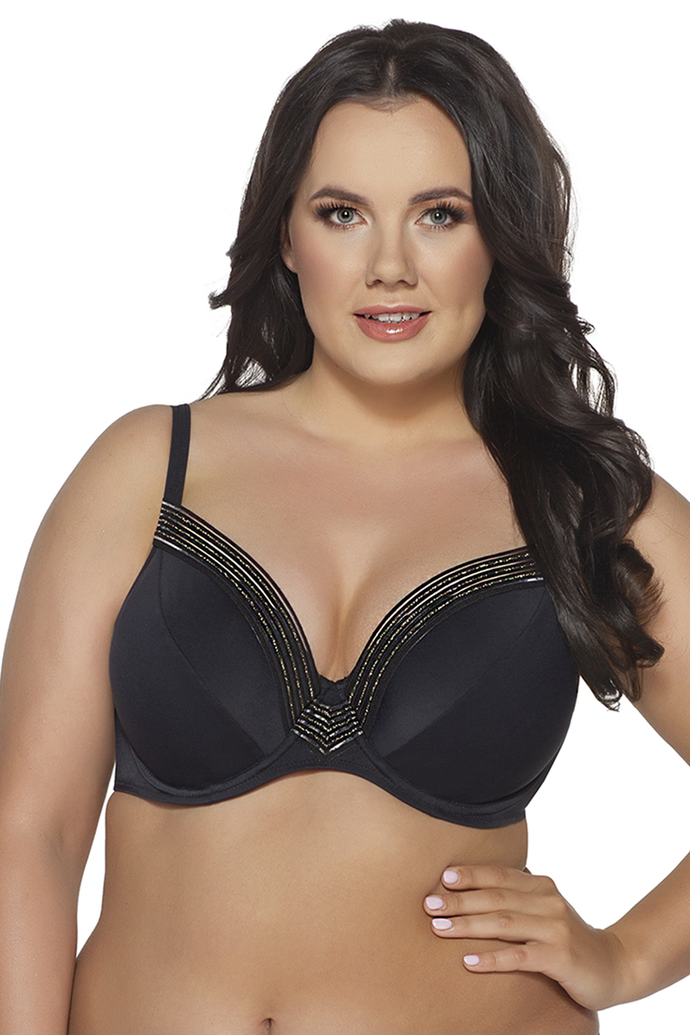 Vrchní díl plavek Ava SK-209 Barva: Černá, Velikost: 75D