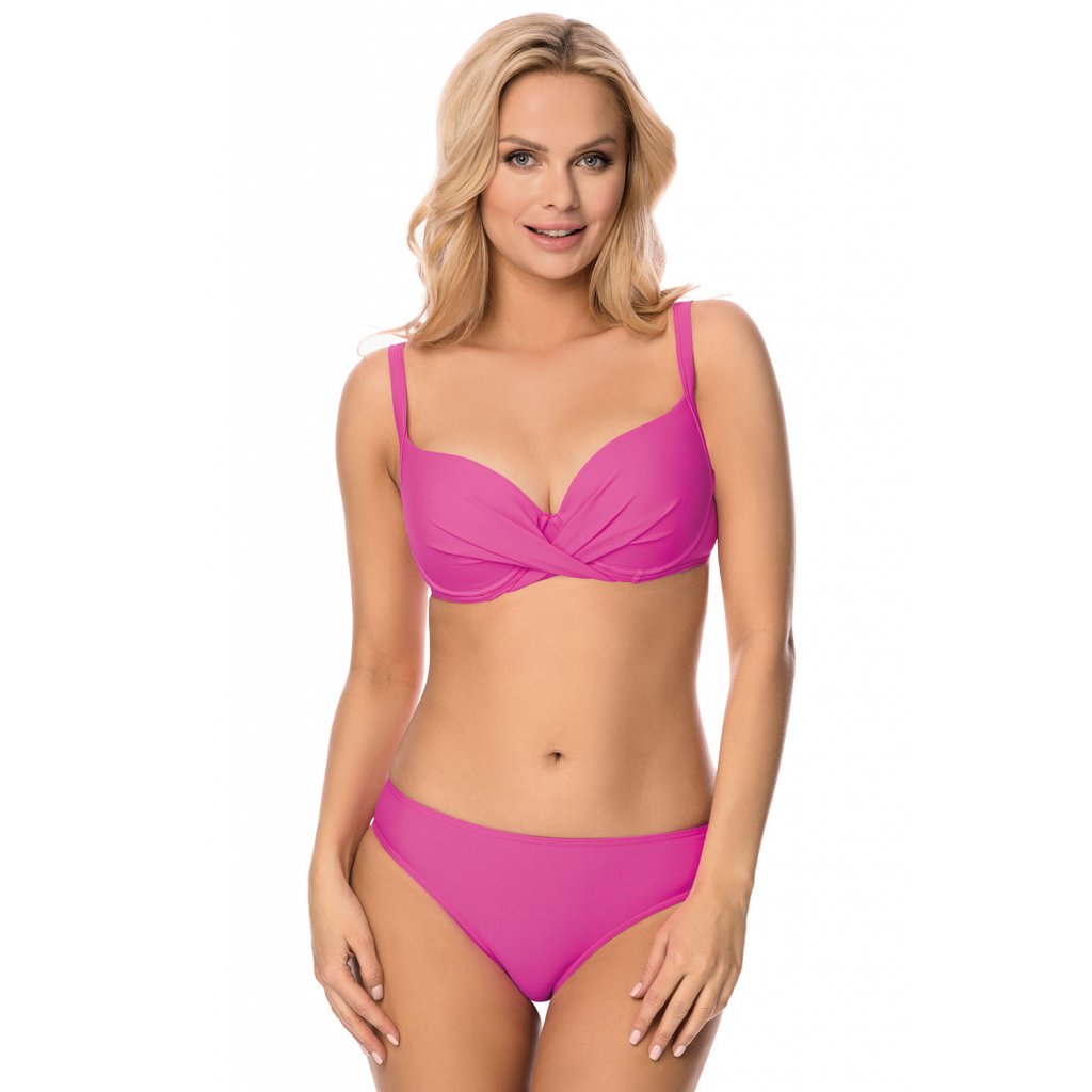 Dvojdílné plavky Vivisence 3209 - podprsenka - výprodej Barva: Růžová, Velikost: 80C