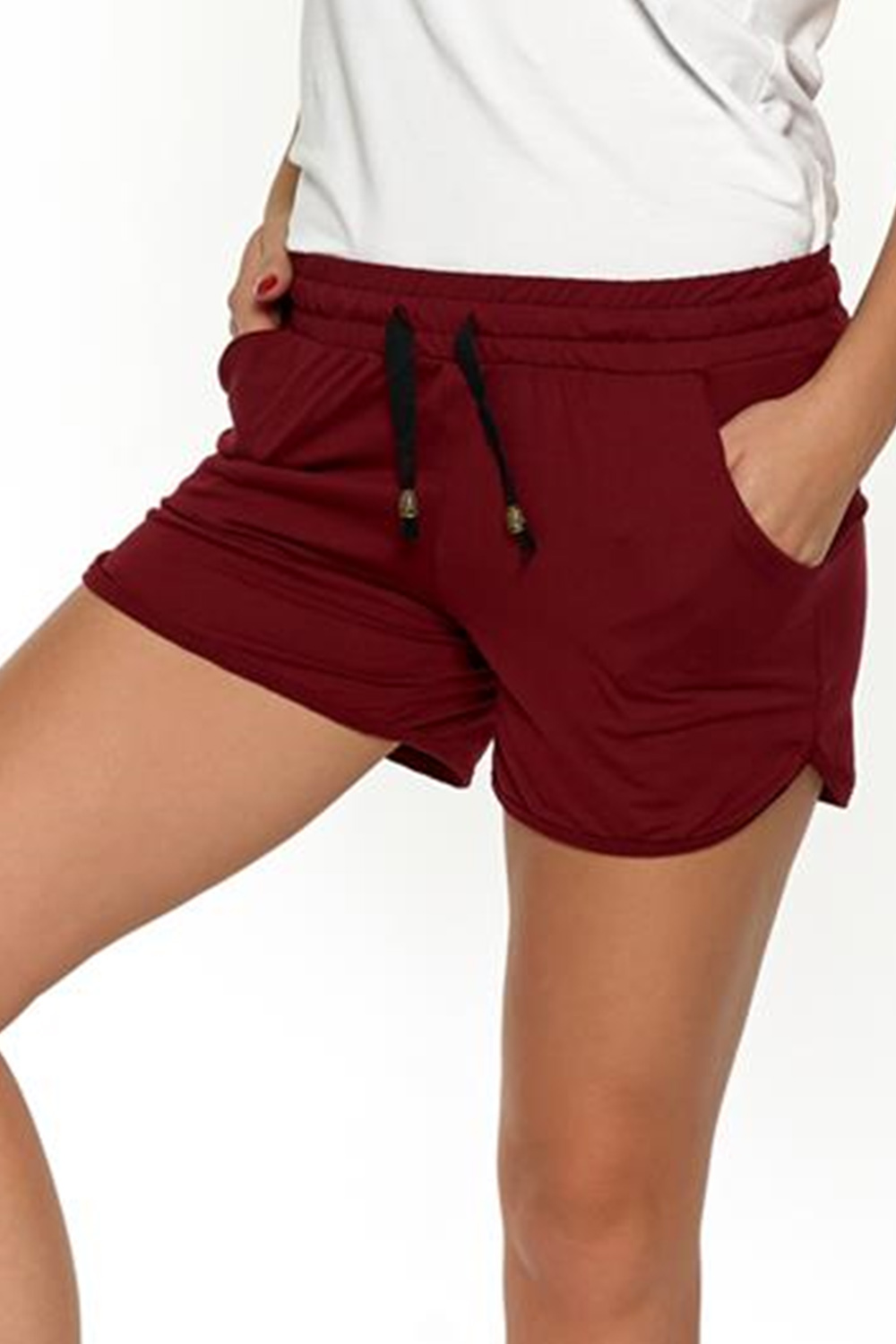 Dámské kraťase Moraj KSD900-040 Barva: Bordó, Velikost: S/M