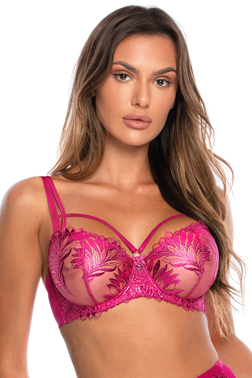 Podprsenka Axami V-10251 Barva: Růžová, Velikost: 65D