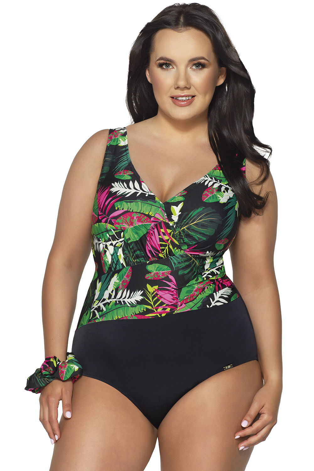 Jednodílné plavky Ava SKJ-56 Barva: Černá, Velikost: 75F