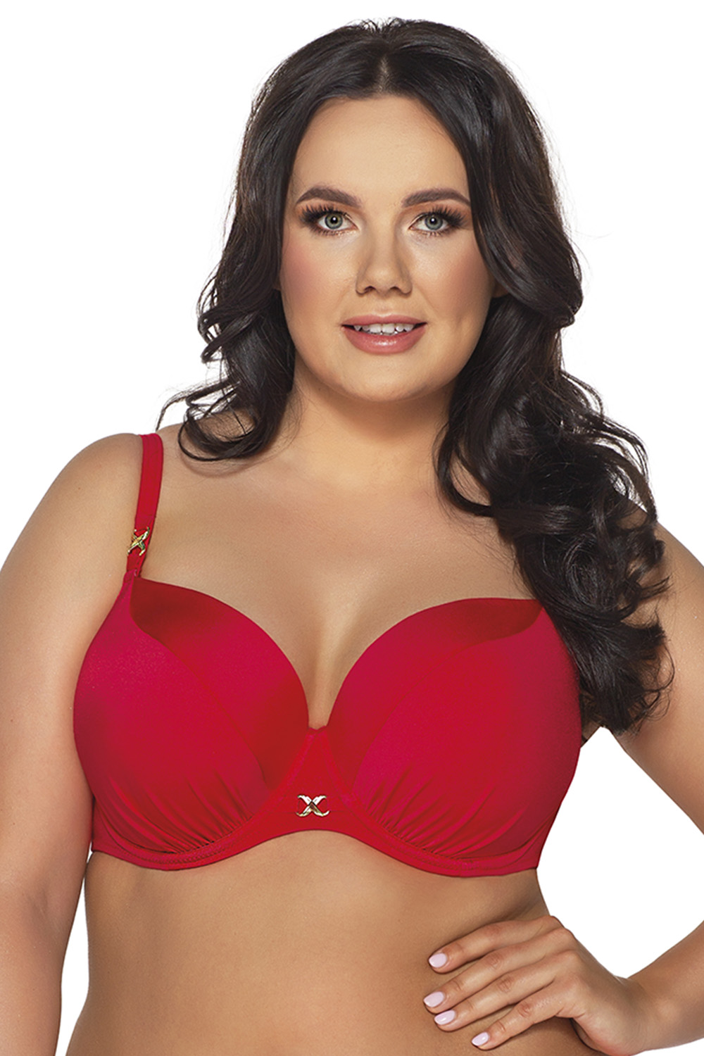 Vrchní díl plavek Ava SK-180 Barva: Červená, Velikost: 90C