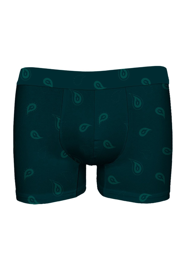 Boxerky JOHN FRANK JFBUCWB601 Layers Barva: Zelená, Velikost: XL