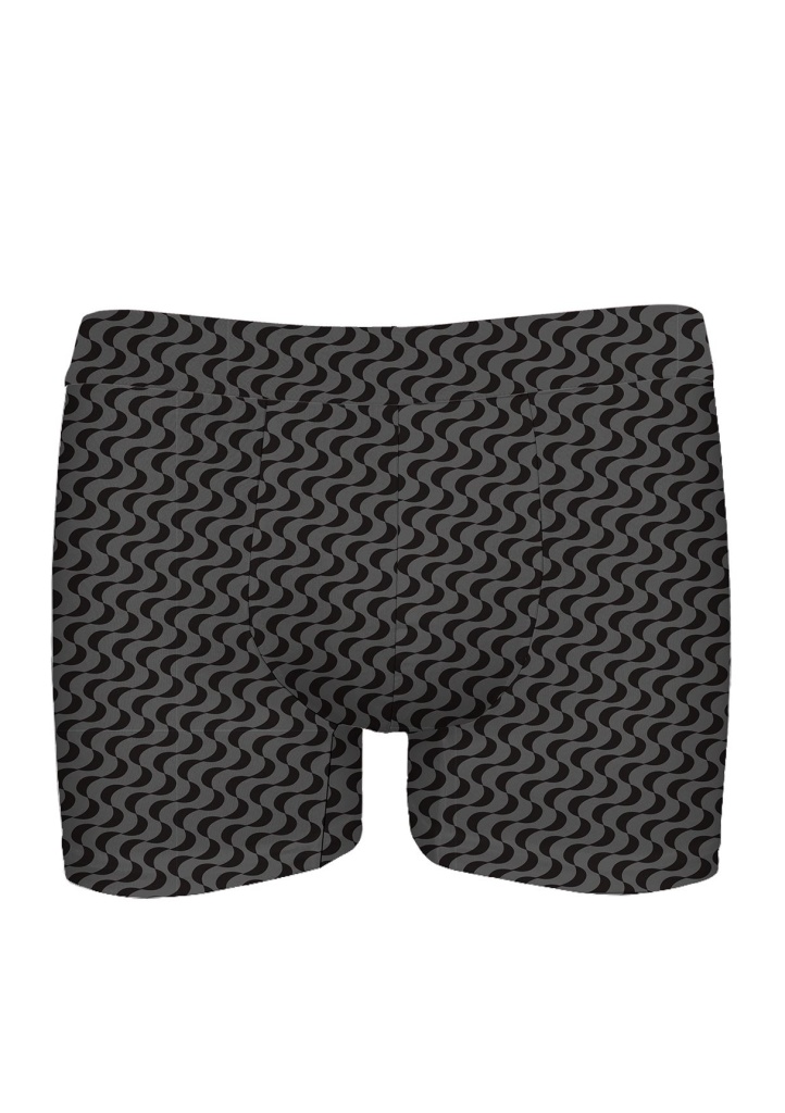 Boxerky JOHN FRANK JFBUCWB603 Bias Barva: Šedá, Velikost: L