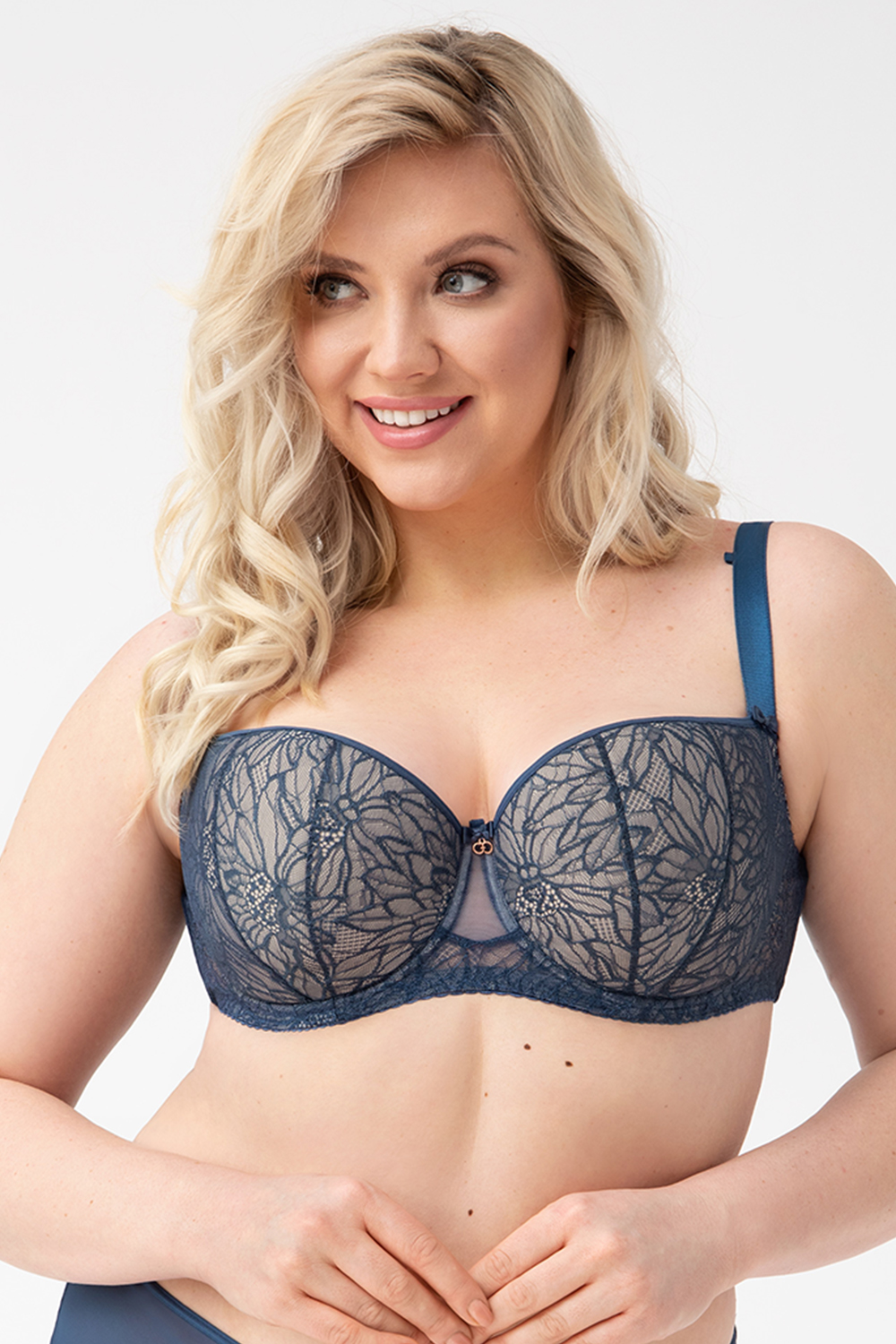 Podprsenka Gorsenia K737 Trish Barva: Modrá, Velikost: 65F